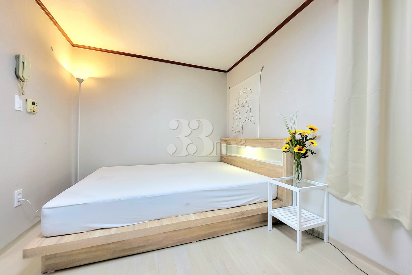 Jukdo-dong, Queen-size bed, fully furnished, 1th image