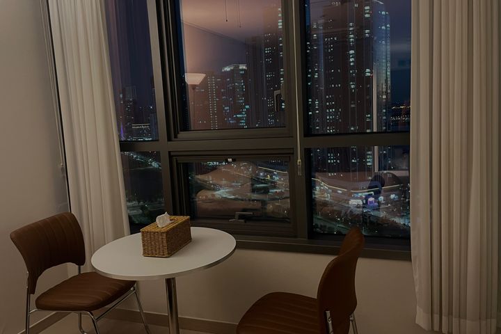 송도역세권 넓은풀옵션룸 5번째 이미지