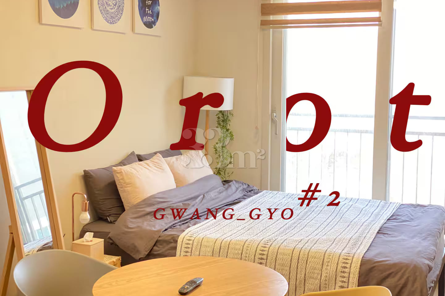 Fully furnished studio apartment in Gwanggyo, 1th image