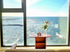 Top floor with a view of the Jeju sea 2th image