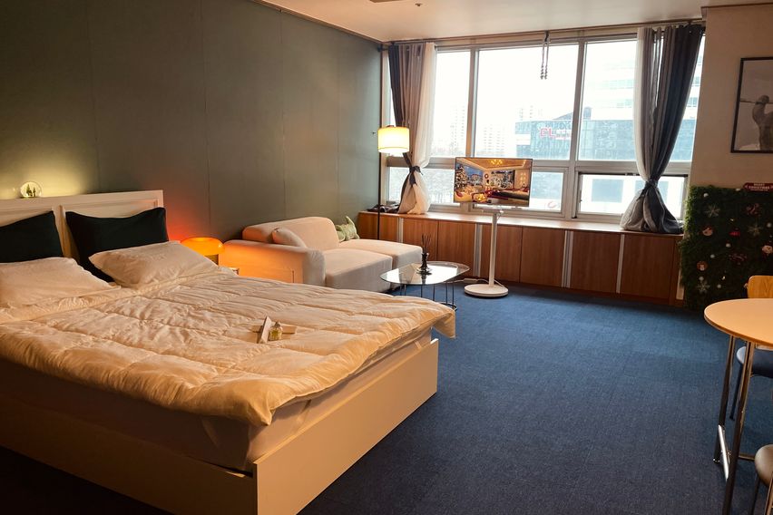 평촌 한림대 숲속의아침