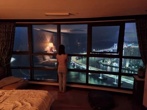 태평양과  대마도뷰