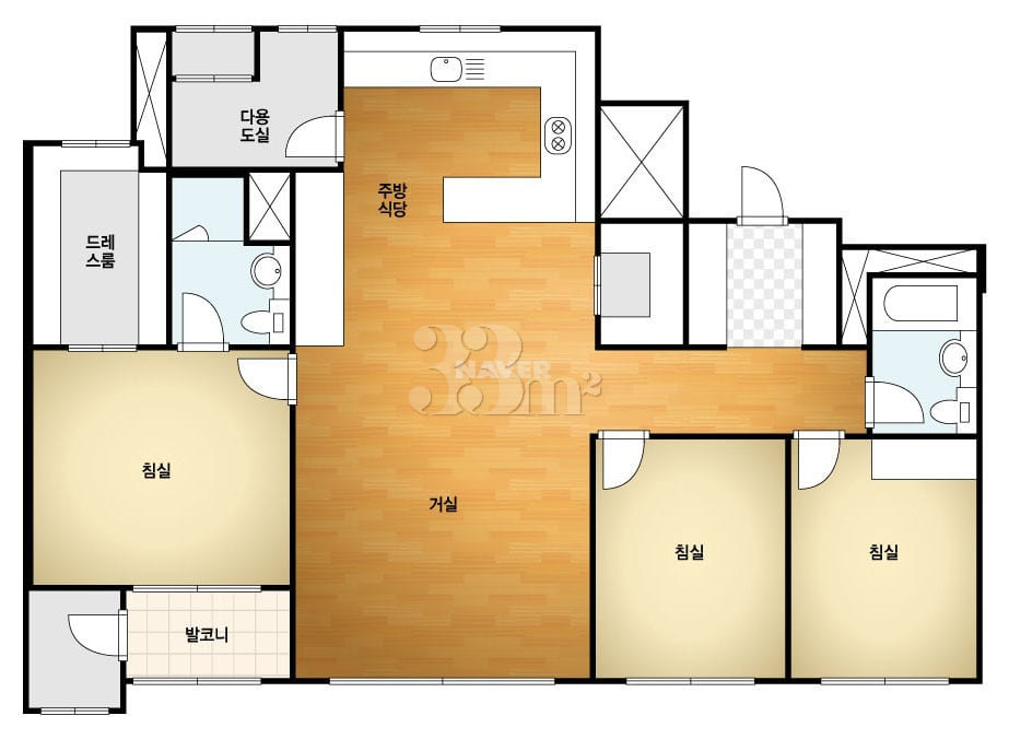 Asan Sinchang Newly Built 3-Room Apartment B 17th image