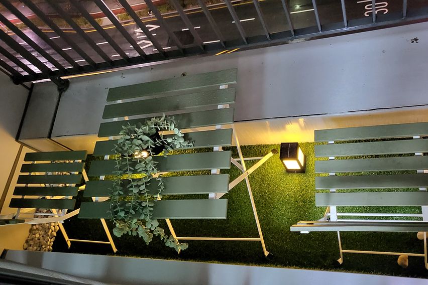 테라스에서 공원뷰~복층