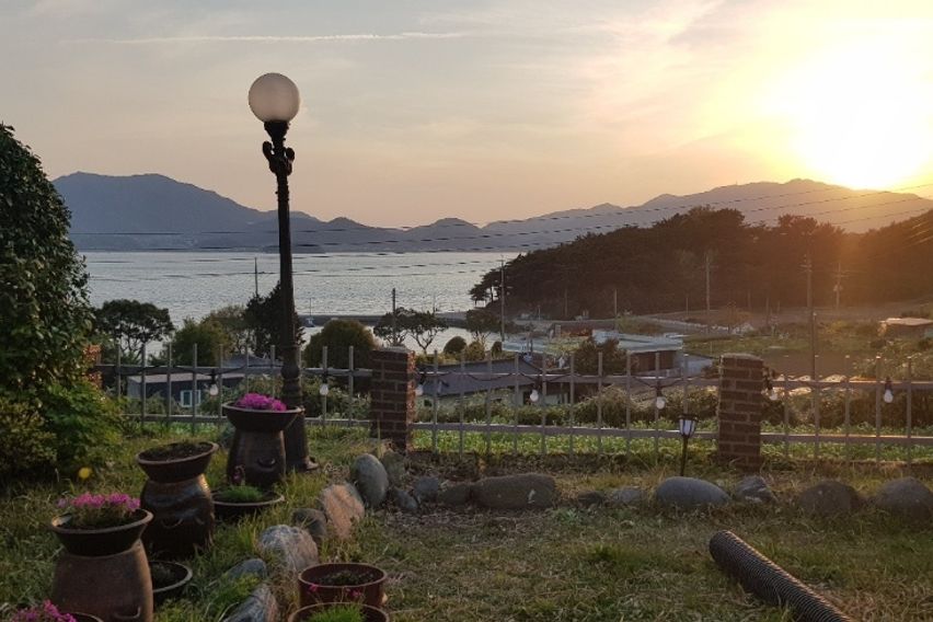 바다뷰 잔디마당 시골집