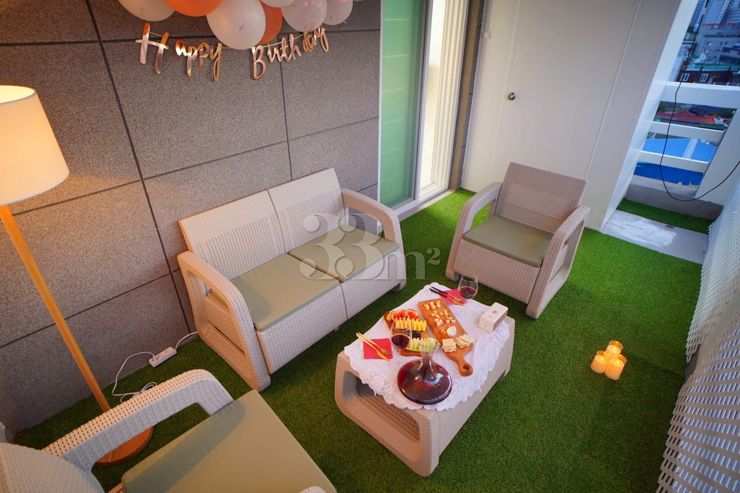 Free parking, 2 rooms, terrace 💕 4th image