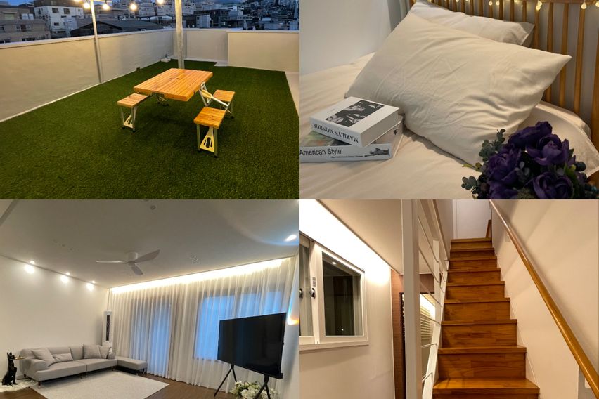 사당3룸3침대복층루프탑