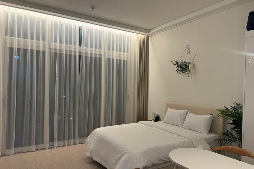 인구해변위치 누워서바다