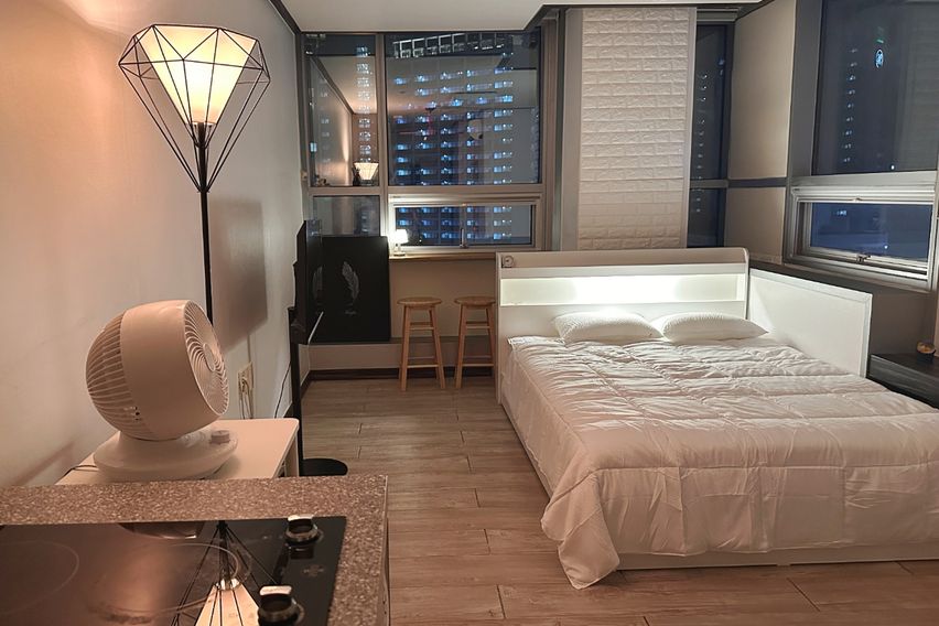 광안리 해수욕장 바로앞