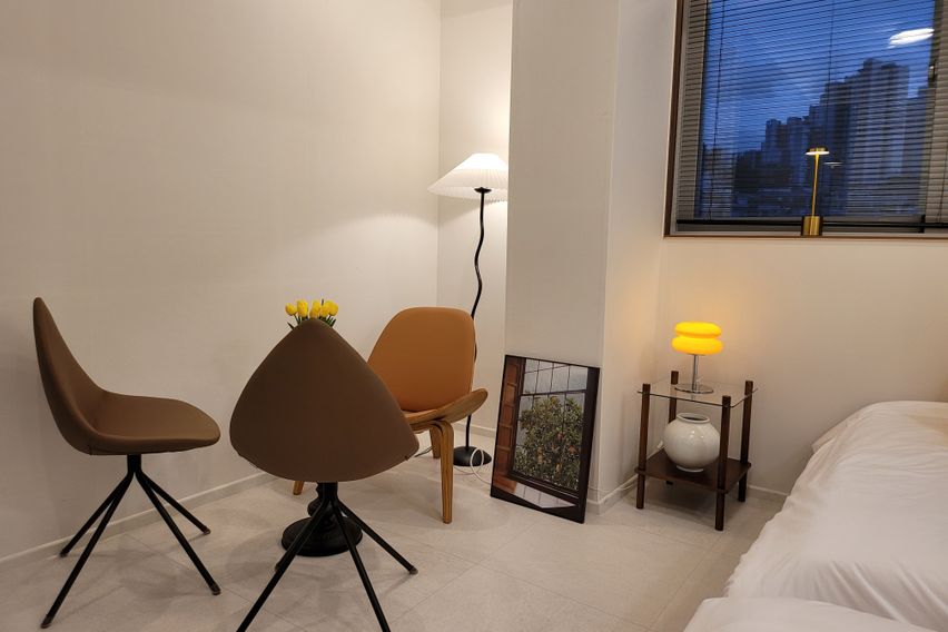 호텔급더블침대 2인거주