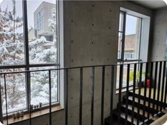 A glass-walled room with a terrace 10th image