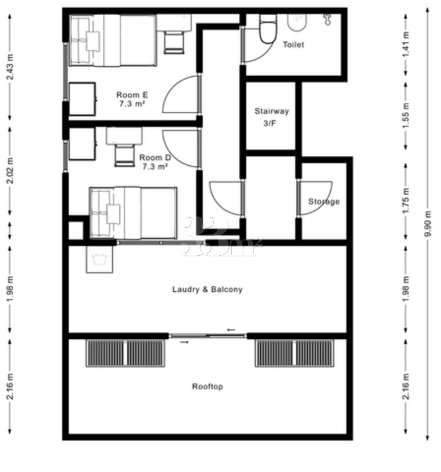 Women's shared room A, 1 bed 8th image