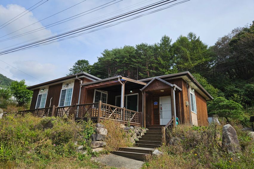 홍천나무집.35평 독채