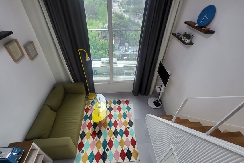 테라스에서 공원뷰~복층