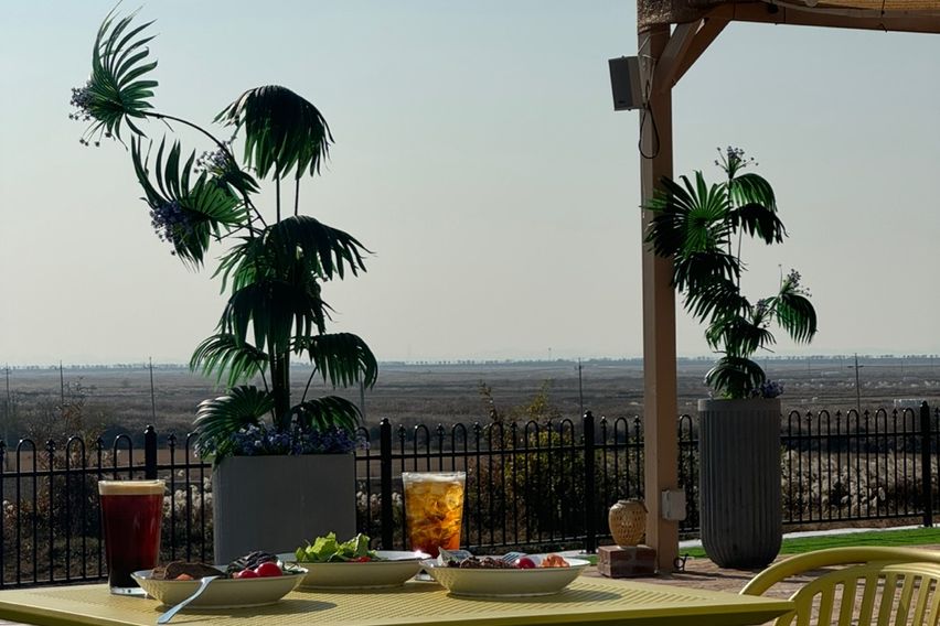 개인테라스 바베큐 마당