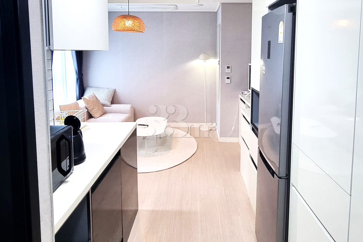 Fully furnished two-room rental in Haeundae 6th image