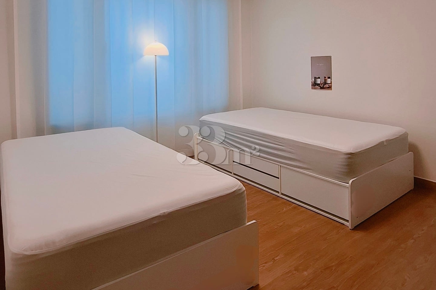 1 Queen Bed / 2 Single Beds / 18 pyeong (appr 1th image
