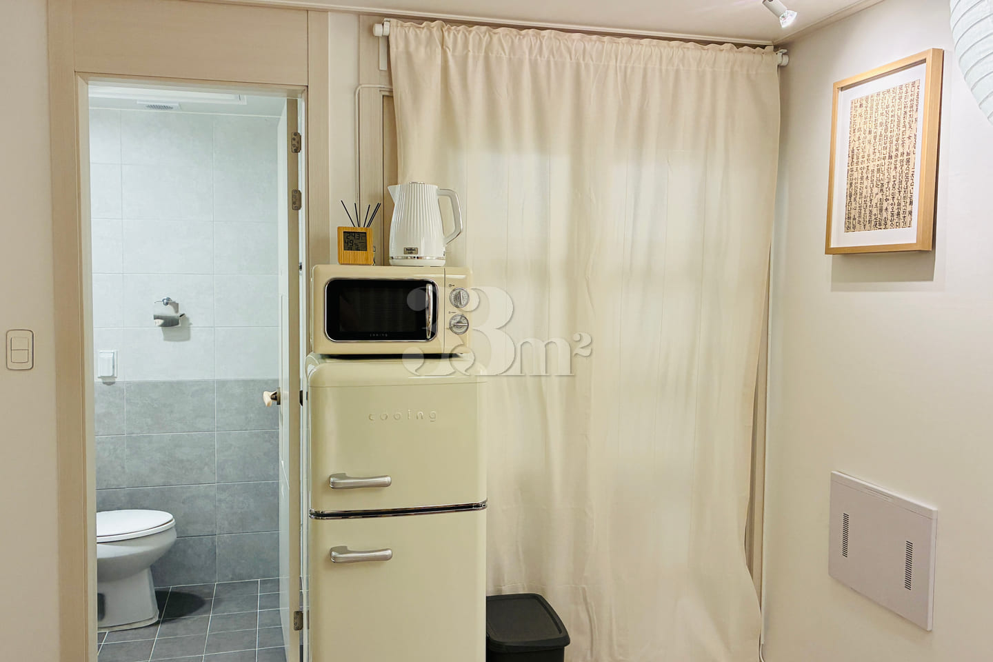 Second-floor two-room unit with a Korean aest 16th image