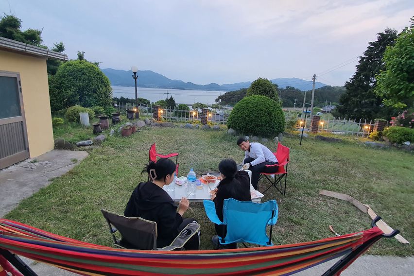 바다뷰 잔디마당 시골집