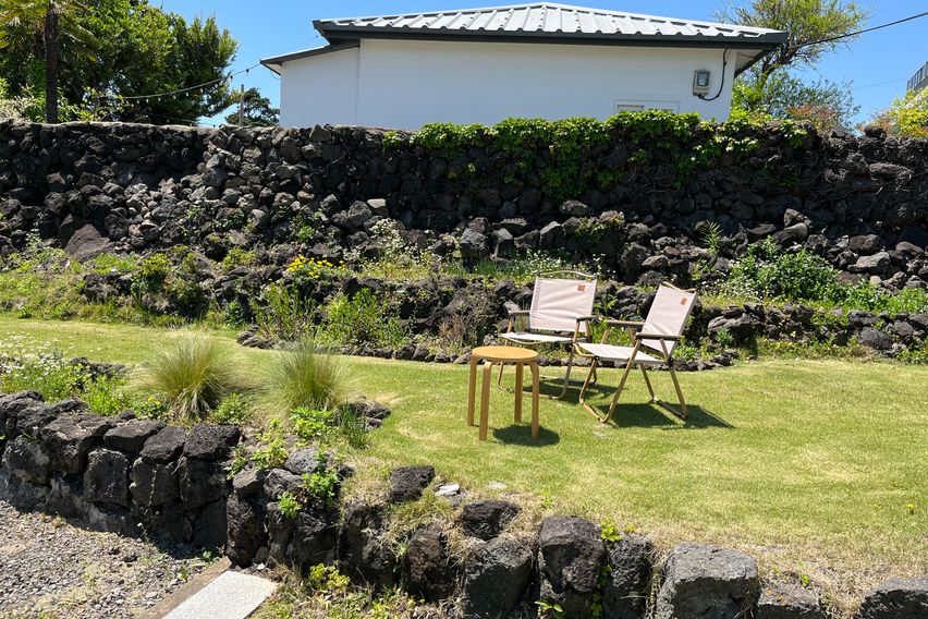 법환포구마을 돌담집