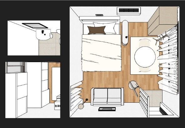 홍대입구1.5룸 풀옵션 12번째 이미지