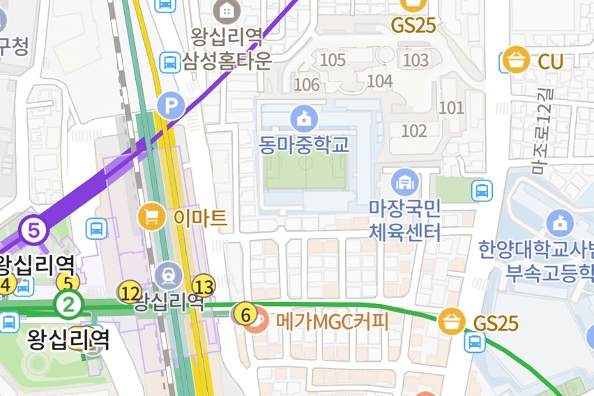 왕십리역 교통 중심지 14번째 이미지