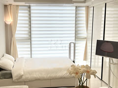 Clean and bright white room with natural ligh 0th image