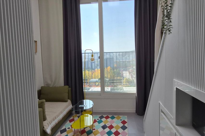 테라스에서 공원뷰~복층