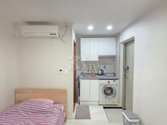 It is a neat studio apartment. 2th image