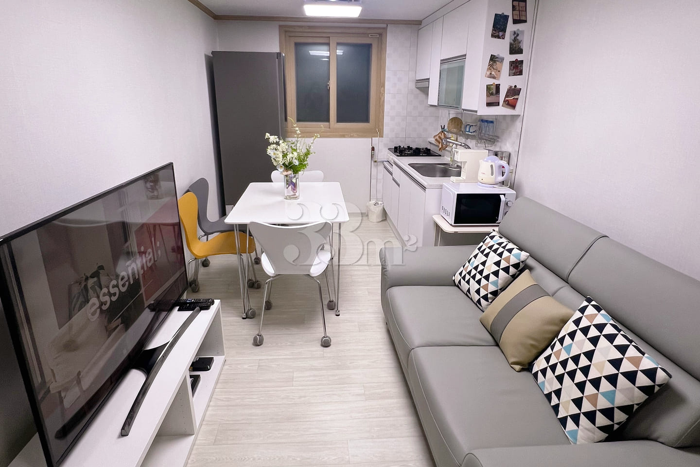 4-person unit, 2 bedrooms, 1 bathroom, fully 3th image