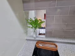 It is a neat, newly built room. 10th image