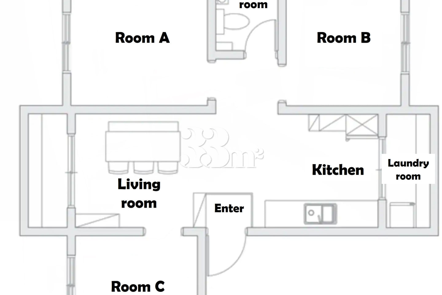 3-room apartment, 5 minutes from Hongik Unive 7th image
