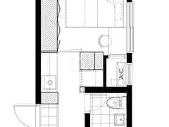One-bedroom apartment with a separate room, 3 2th image