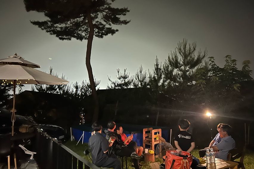 테라스의 아침 전원독채