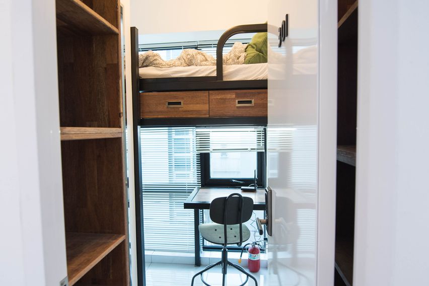 벙커형 개인욕실 방