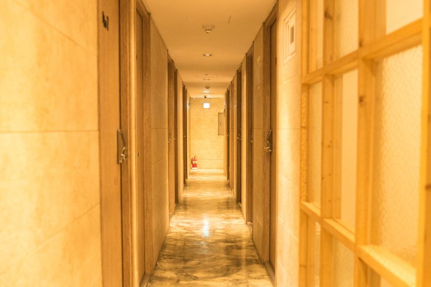 아늑한 공용욕실 방