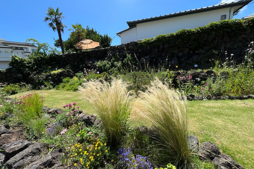 법환포구마을 돌담집