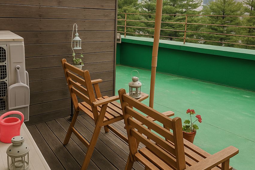 공간깡패풀옵션테라스캠핑