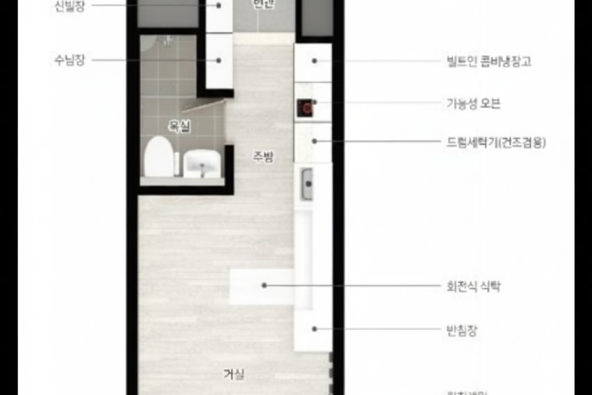 청량리 풀옵션 고층뷰 19번째 이미지