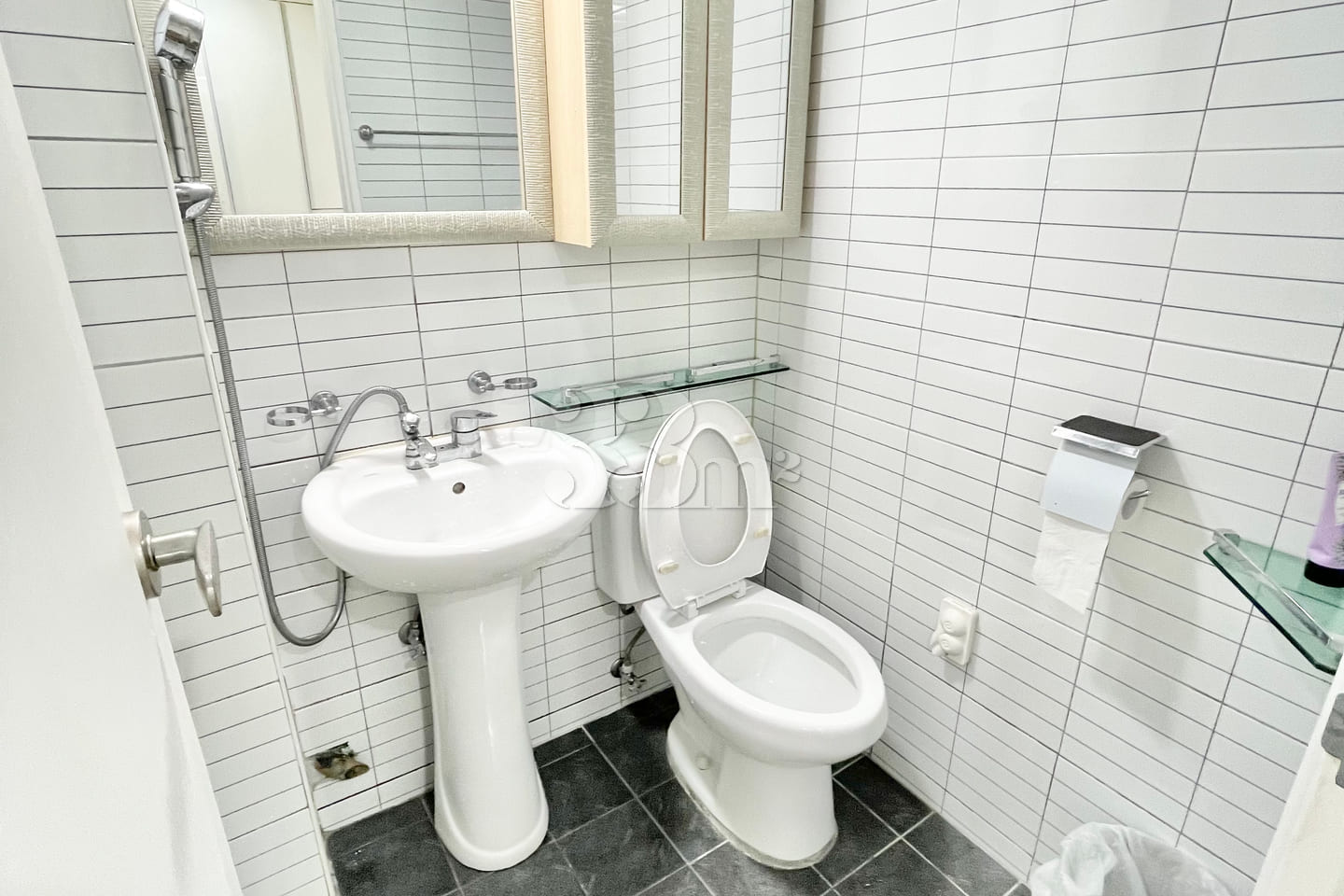 Newly remodeled white-toned room 7th image