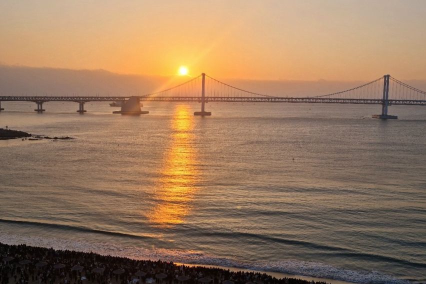 광안리 바다 10초.