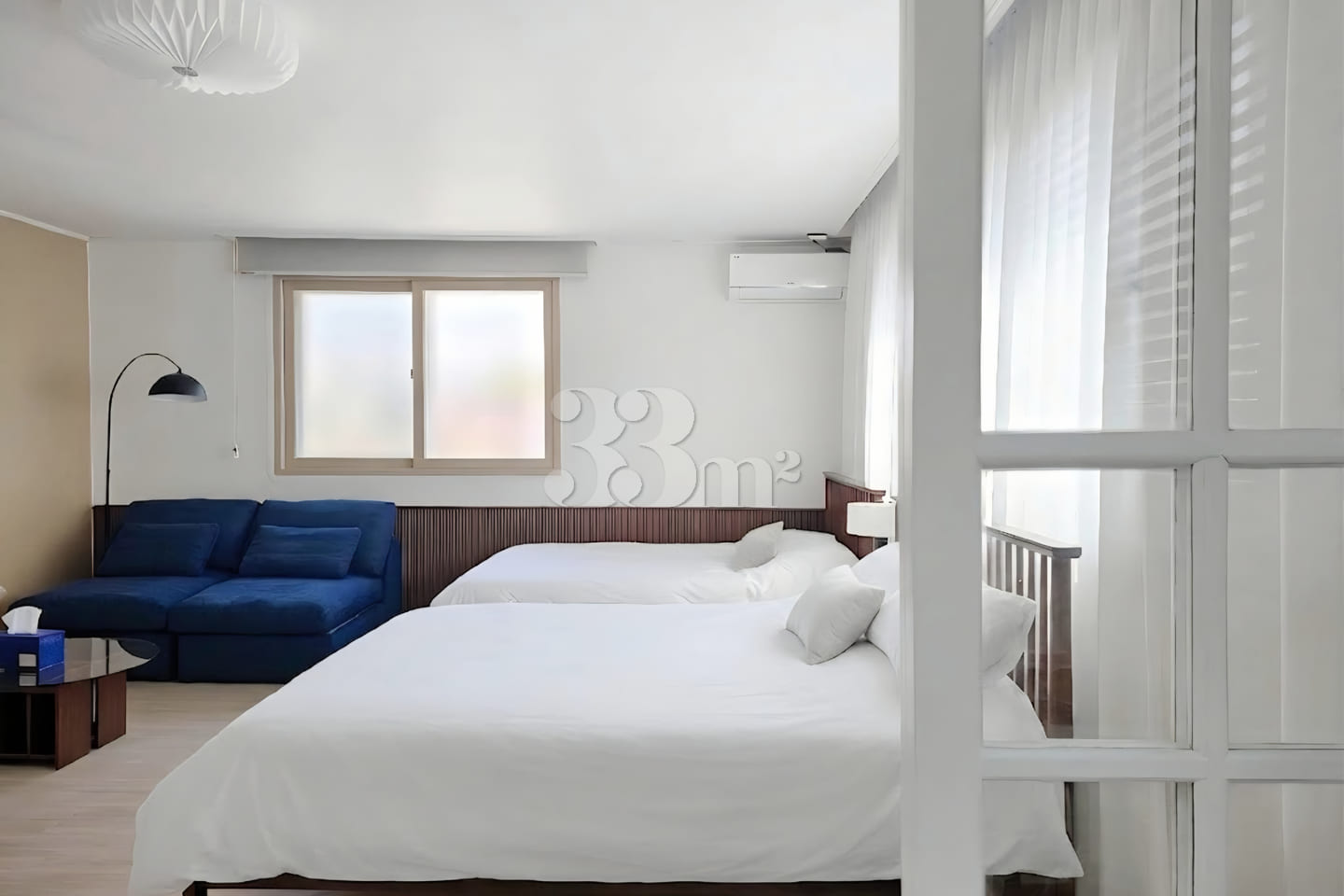 25-pyeong, 2-bedroom apartment with 3 beds 17th image