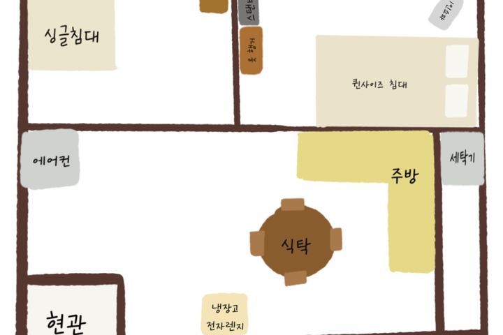 정릉역근처,올수리 3룸 8번째 이미지