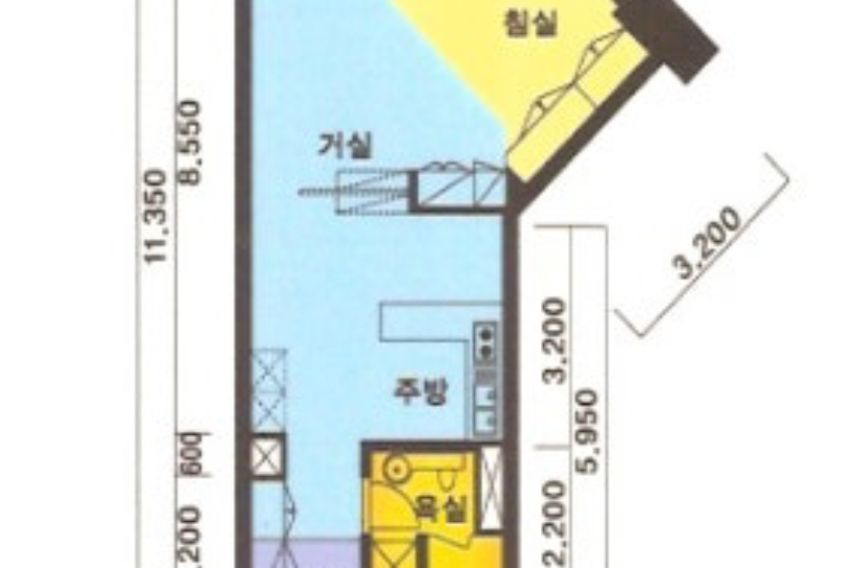 잠실역 주상복합1.5룸