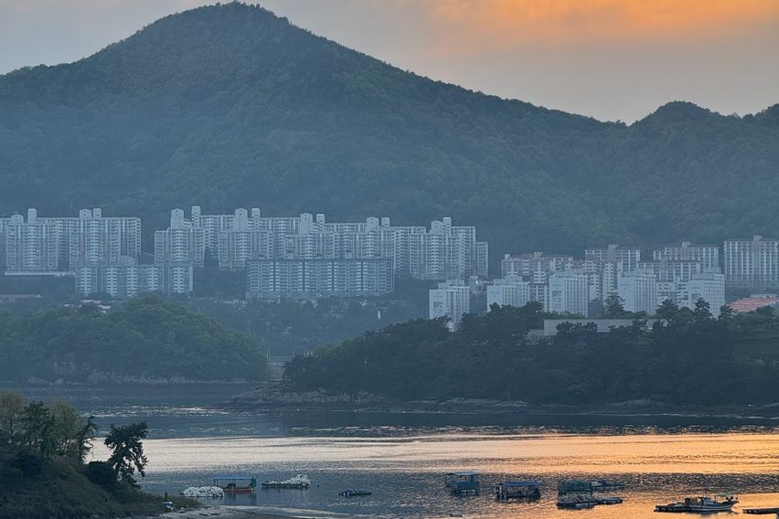 여수 웅천 마리나 선셋