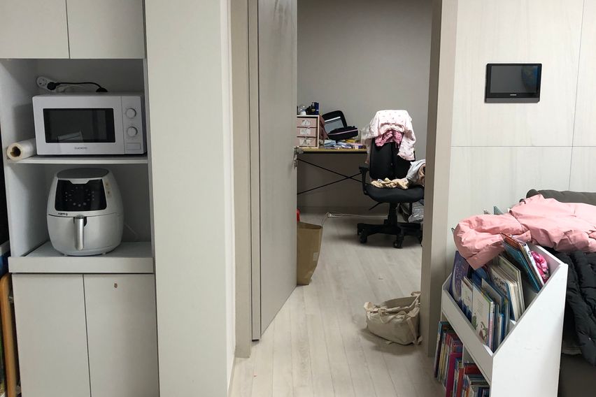 단독 화장실 & TV