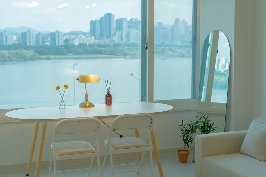 주차가능 한강뷰 통창 