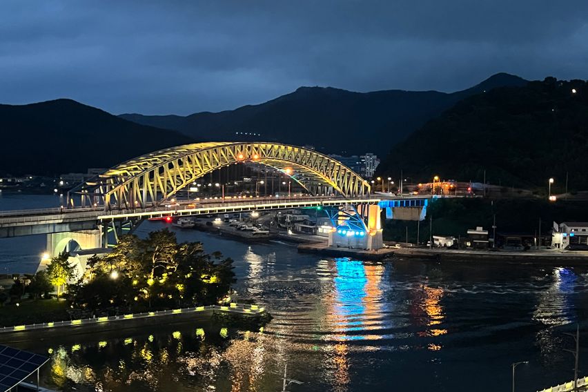 통영 낮과밤 통영대교🌉