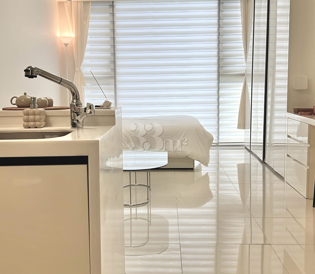 Clean and bright white room with natural ligh 2th image