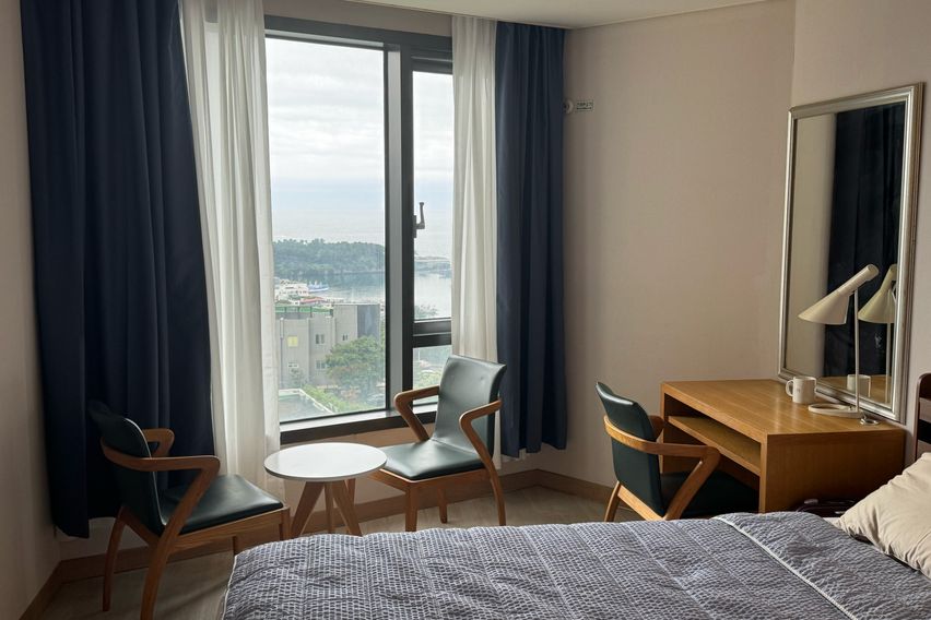 서귀포 바다 풍경 객실